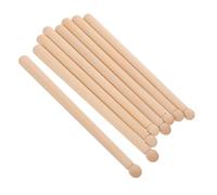 UKCOCO 8pcs Wood Mallets Percussion Drumsticks Toy for Boy Girl Beginner Friendly Wood Drumsticks for Electronic Drums Practice