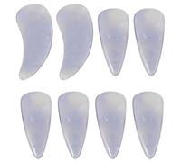 UKCOCO 8pcs Zither Finger Picks - Double Arc Fingertip Protector Chinese Instrument Nails - Guzheng Practice Nails For Professionals Beginners Learning And Recital Purple