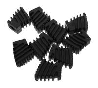 UKCOCO 9pcs Black Rubber Drum Feet Pads for Bass Drum Easy to Use and Comfort Protection for Practice Sessions and Performances