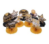 UKCOCO 9pcs Graduation Honeycomb Balls Decorations for Party Table Unique Centerpieces Cheerful Decor for Graduation Celebrations for Party Background and Table Ornaments
