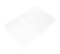 UKCOCO A4 Document Holder Box White, Plastic File Organizer for Office Paper Storage, Contract and Certificate Sorting Box for Desktop Use