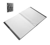 UKCOCO A4 Music Sheet Folder Plastic Storage Organiser for Sheet Music and Documents, Well Organised Design to Keep Files Tidy, for Guitar Lessons and Outdoor Use