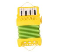 UKCOCO Accordion Ergonomic Button Control Instrument for Modes Battery Operated Charming Cartoon Design for Early Music Education Motor Skill Development