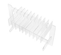 UKCOCO Acrylic Hanger Shaped Nail Organizer with Tool Hanger Feature and High Transparency False Nails Display Board for Desktop Use