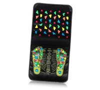 UKCOCO Acupressure Foot Massager Mat Rectangular Pebble Design, Safe and Comfortable Foot Sole Massage Tool for Home Use and Circulation