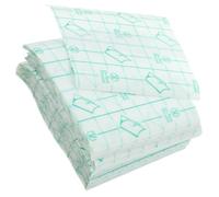 UKCOCO Adhesive Makeup Plate 100 Pieces Disposable Hand Palette 8X8Cm Random Design for Makeup Kit and Professional Use