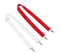UKCOCO Adjustable Marching Snare Drum Straps Universal Compatibility Size 2pcs with Metal Hooks and Cloth Material for Snare and African Drums for Professional Concerts and School Corps