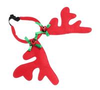 UKCOCO Adjustable Pet Christmas Headband with Horns Cute Festive Dog Party Accessory for Pets for Holiday Cosplay and Photo Shoots