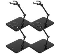 UKCOCO Adjustable Plastic Figure Stand and Wear-Resistant Doll Support Base for Action Figurines Desktop Display Holder with Motion Model Support for Home Collectible Display