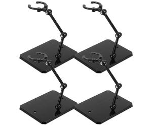 UKCOCO Adjustable Plastic Figure Stand and Wear-Resistant Doll Support Base for Action Figurines Desktop Display Holder with Motion Model Support for Home Collectible Display