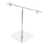 UKCOCO Adjustable T Shaped Poster Stand Metal Display Holder for Indoor Outdoor Store Counter Desktop Business Signs Advertising Banner Frame Easel