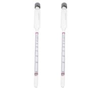 UKCOCO Alcohol Hydrometer 0-100% Alcohol Concentration Measurement Tool with Dual Scale 2pcs Accurate Density Meter for Home Brewing, Wine and Beer Testing for Liquor and Spirits