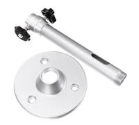 UKCOCO Aluminium Alloy Projector Holder Wall Hanging Bracket Ceiling Mounted Projector Stand with Tilt Function for Home and Office Use, Floor and Ceiling Mounted Support
