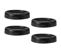 UKCOCO Anti Vibration Pads for Washing Machines: Washing Machine Stabilisers Shock Absorbing Feet Pads - Rubber Feet Mat for Universal Washers Dryers,4 pcs,Black