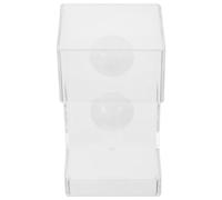 UKCOCO Aquarium Fish Feeder Tube with Suction Cups, Acrylic Fish Tank Feeding Holder, Anti-drift Food Dispenser for Precise Feeding in Home and Outdoor Aquariums