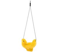 UKCOCO Aquatic Frog Habitat for Amphibians and Toads, Small Yellow Terrarium Platform with Decorative Stand, Suitable for Tadpoles, Tree Frogs and Small Aquatic Animals