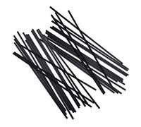 UKCOCO Aroma Diffuser Sticks 3mm Diameter Black 25cm Long Reed Fragrance Diffuser Wands Natural Fiber Volatile Sticks for Home Fragrance 60pcs Set