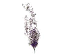 UKCOCO Artificial Hanging Plant Fake Willow Rattan Flowers Purple Blooms, Plastic Material, Does Not Fade, for Home Wall Decoration and Indoor Garden Supplies