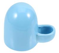 UKCOCO Automatic Anti-spill Pet Water Bottle with Bite-resistant Design, Cute Cartoon Hamster Hedgehog Feeder, Blue Portable Small Animal Drinking Cup for Travel and Outdoor Use