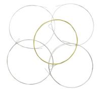 UKCOCO Banjo Strings Replacement Set Banjo Instrument Accessories 5pcs, Copper Alloy Optical Strings Plating to Extend Lifespan and Full Resonance Five-string Instruments