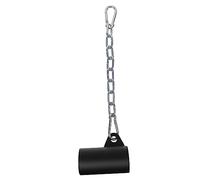 UKCOCO Bar Row Platform Attachment with Chain Durable Barbell Sleeve for Bent Over Row Exercises Eyelet Design for Strength Training Black Color for Home Gym Workouts
