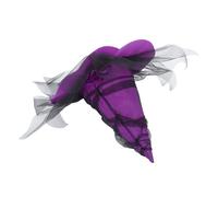 UKCOCO Baroque Style Halloween Witch Hat for Women Elegant Costume Accessory with Faux Flowers Veil for Cosplay Events and Wicked Parties