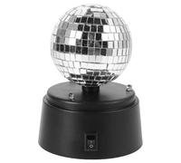 UKCOCO Battery-Powered LED Disco Ball Lamp with Rotating Glass Mirror Reflection, Portable Strobe Effect Light for Outdoor, Stage, Ktv Bars, and Party Decor