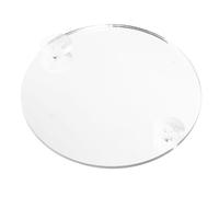UKCOCO Betta Fish Training Mirror for Aquarium Outer Tank, 9cm Single-side Acrylic Mirror with Dual Suction Cups, Enrichment for Betta Fish Exercise and Tank Decoration