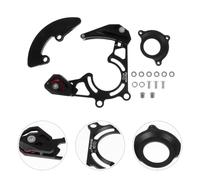 UKCOCO Bike Chain Guide Chain Guard for Mountain Bikes Black Aluminum Alloy | Anodized Finish, Simple Disassembly, Not Easy to Break or Rust, for Daily Life and Travel