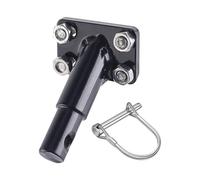 UKCOCO Bike Trailer Hitch Coupler Attachment, Bicycle Trailer Adapter Parts, Steel Rotating Structure, Quick Installation, for Bicycle and Wagon, Cargo Transport, Family Biking