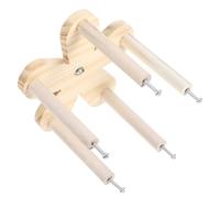 UKCOCO Bird Perch Rotating Ferris Wheel Stand for Parakeets Cockatiels Budgerigars Climbing and Coordination Exercise Accessory