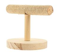 UKCOCO Bird Playground Stand Natural Perch for Parrots Interactive Training Decor for Budgies Cockatiels Birds Enhances Environment Enriches Life
