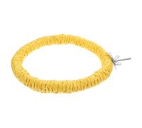 UKCOCO Bird Rope Swing Perch Platform with Paper Rope for Parrots Budgies Cockatiels Small Parakeets Birdcage Hanging and Boredom Breaker Playground