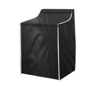 UKCOCO Black 75x73x88/110cm Oxford Cloth Washer Protective Cover Automatic Washing Machine Cover Waterproof Dustproof Protects from Aging for Patio Bathroom