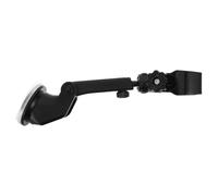 UKCOCO Black Adjustable Wall Mounted Hair Dryer Holder Suction Cup