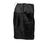UKCOCO Black Lockable Use Nylon with on Airplane Stroller Travel Bag for Drawstring Two Shoulder Straps and Closure Comfortable to Carry and Convenient Storage for Baby Strollers Trips
