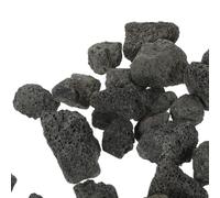 UKCOCO Black Natural Rock Aromatherapy Stone Fish Tank Decoration Practical Aroma Expansion Suitable for Gardening and Aquarium Use 2-3cm 500g