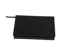 UKCOCO Black Paper Notebook with PU Cover Blank and Writing Journal for Women Portable Compact Notepad for Office School Travel Versatile for Drawing and Note Taking