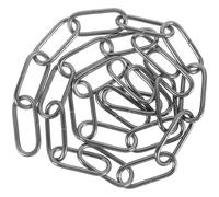 UKCOCO Black Pearl 1m 4mm Diameter Heavy Duty Metal Lighting Chain Pendant Fixture Replacement Chain for Chandelier and Hanging Pendant Lights, Decorative Vintage Style Suspension