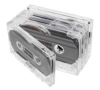 UKCOCO Blank Audio Cassette Tapes 5pcs 60 Minute with Plastic Case Reusable Recording Tape for Music Recording and Professional Use