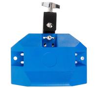 UKCOCO Blue Plastic Cowbell Percussion Instrument, Practical Cow Bell for Drum Set, Musical Instrument Accessory for Band Performance and Cheering