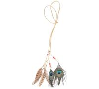UKCOCO Bohemian Made of Plume and Lint for Women Plume Headband with Multi-functional Design, Easy to Wear Indian Headdress Hair Accessory in Ethnic Style Festival and Wedding