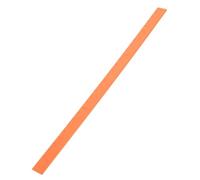 UKCOCO Braille Ruler for Blind Learners Orange Tactile Measuring Tool Visual Impairment Learning Aid Accurate Durable Classroom Use
