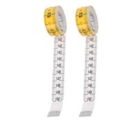 UKCOCO Braille Tape Measure 150cm Length 2pcs for Blind People, Portable Lightweight Plastic Tactile Measuring Tape Assistive Tool for Craft and Home Use for Sight Impaired Users