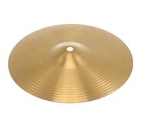 UKCOCO Brass Hi Hat Cymbal for Percussion Instruments Durable and Versatile Crash Cymbal for Beginners and Professionals for Drum and Jazz Performance