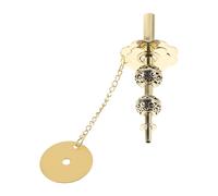 UKCOCO Brass Suona Core with Hollow Gourd Design, Metal Chinese Copper Core for Suona Repair and Maintenance, Musical Instrument Accessory for Folk Wind Instruments
