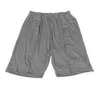 UKCOCO Breathable Elderly Nursing Trousers for Men, Reusable Modal Fabric Patient Care Pants, Deep Grey 5-point Shorts, Suitable for Bedridden and Fracture