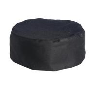 UKCOCO Breathable Mesh Chef Hat - Adjustable Strap for All-Day Comfort & Ventilated Cooling - for Kitchen, Bakery, Catering Staff, Adult Chefs Black