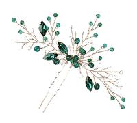 UKCOCO Bride U-shaped Hairpin Rhinestones Elegant Hair Accessory for Weddings for Brides and Bridesmaids for Parties and Photos