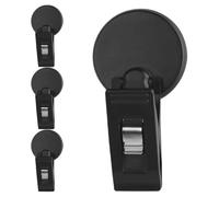 UKCOCO Car Parking Ticket Holder Clamps with Suction Cup, Multi-Purpose Windshield Memo Clip for Parking Permits and Cards, 4pcs Auto Document Organizer for Vehicle Window